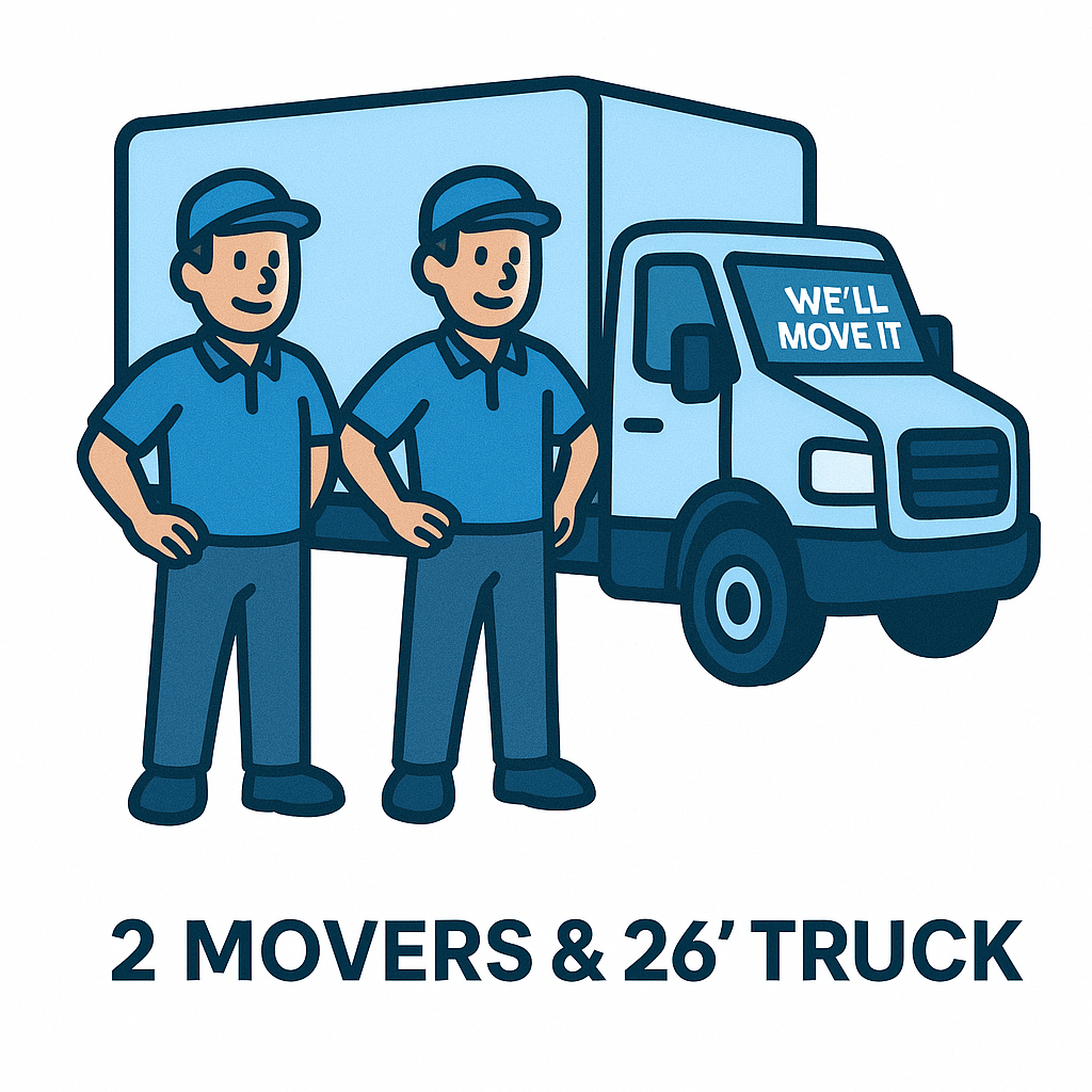 26' Truck + 2 Movers